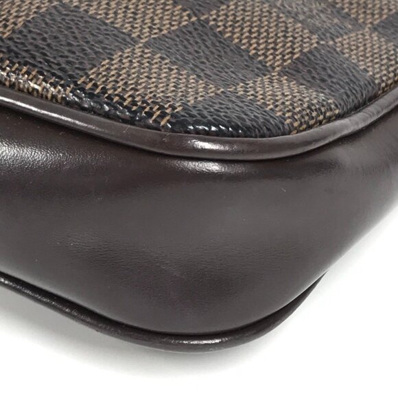 LOUIS VUITTON Authentic Brown Damier Canvas Pochette Shoulder Bag - Picture 8 of 16